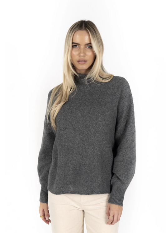 Chantae Jumper - Charcoal | Abbey Road Kaikoura