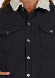 Billabong Cheeky Jacket / Off Black|Abbey Road