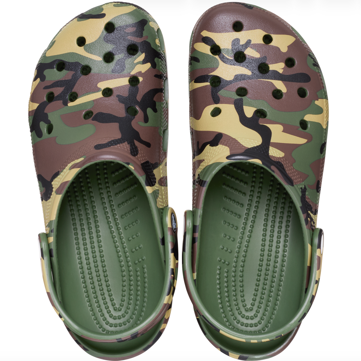 Classic Camouflage Clog - Army Green Mutli | Abbey Road Kaikoura