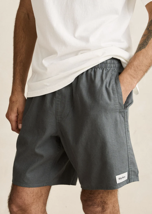 Classic Linen Jam Short Silver Pine | Abbey Road Kaikoura
