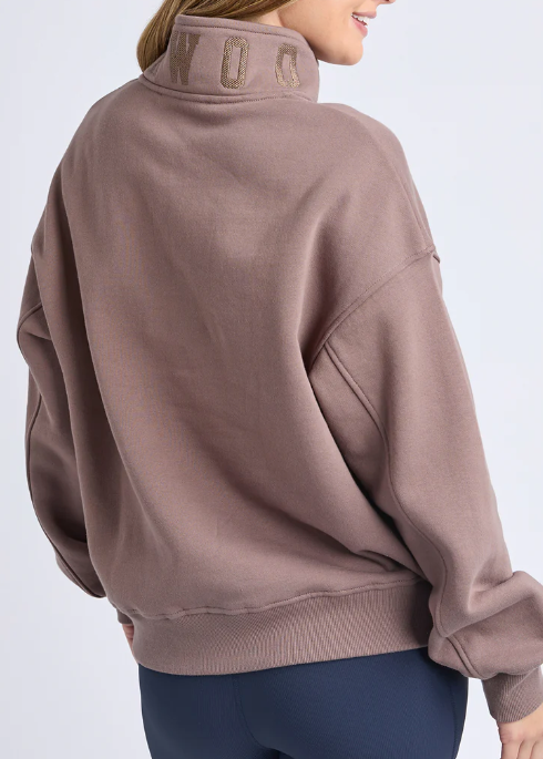 College Zip Crew Mocha | Abbey Road Kaikoura