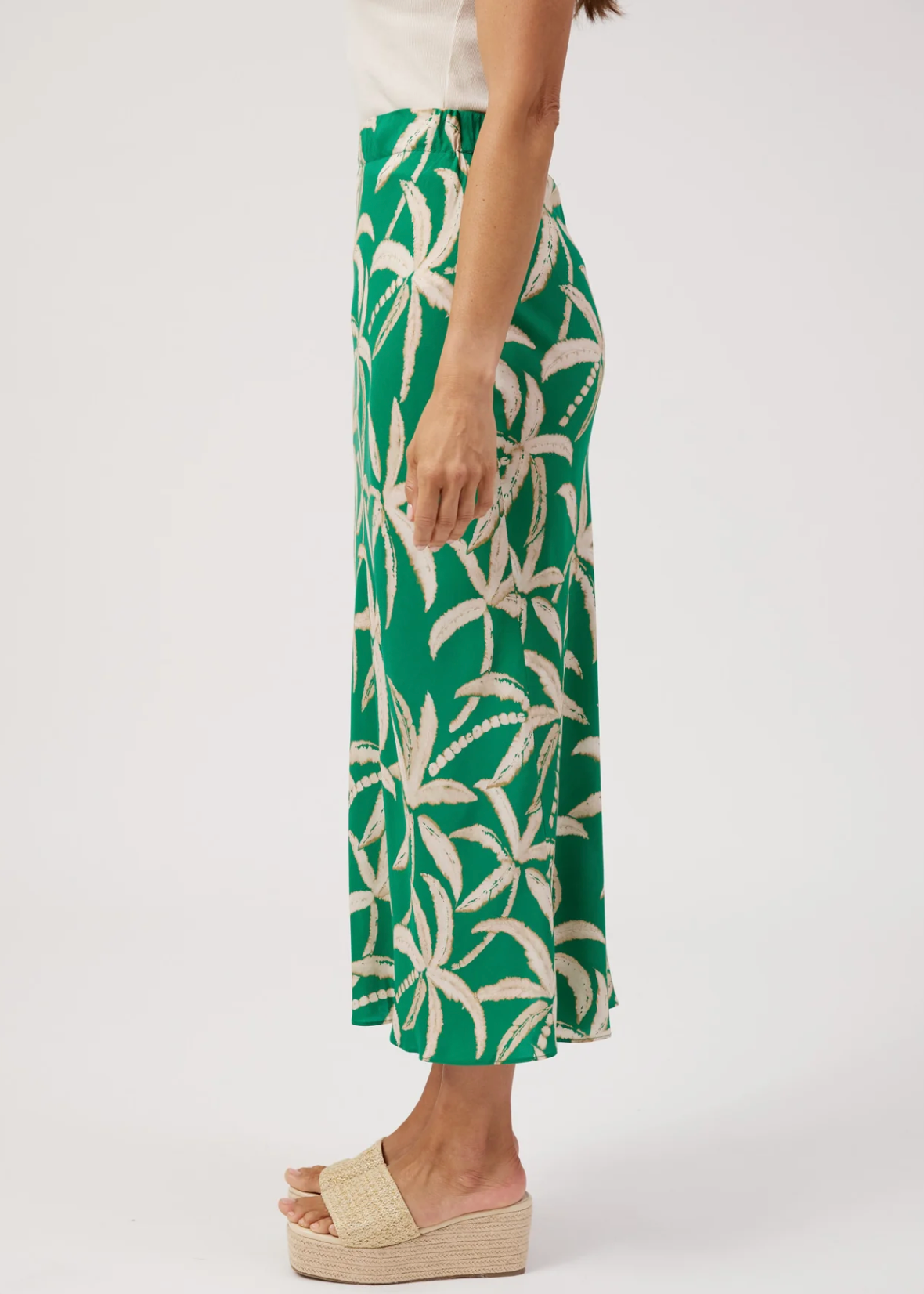 Congo Maxi Skirt Palm  | Abbey Road Kaikoura