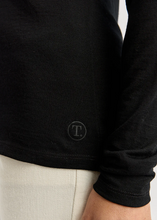 Load image into Gallery viewer, Crew Merino Tee Black | Abbey Road Kaikoura