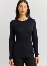 Load image into Gallery viewer, Crew Merino Tee French Navy | Abbey Road Kaikoura