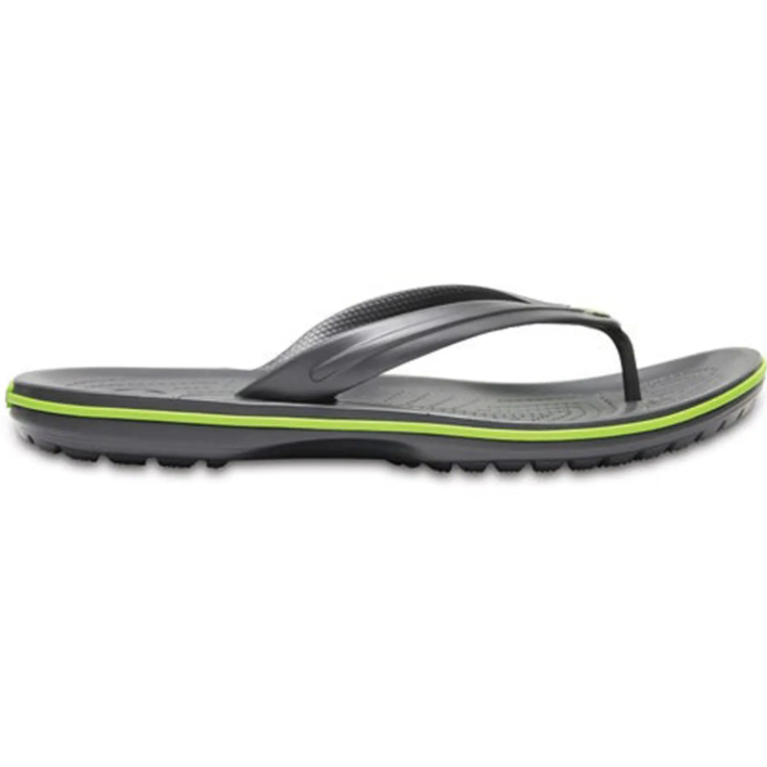 Crocband Flip - Graphite/Volt Green | Abbey Road Kaikoura