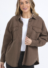 Load image into Gallery viewer, Daisy Overshirt - Chocolate | Abbey Road Kaikoura