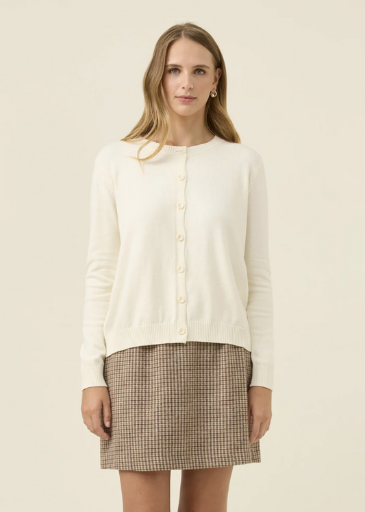 Darby Cardigan - Ivory | Abbey Road Kaikoura