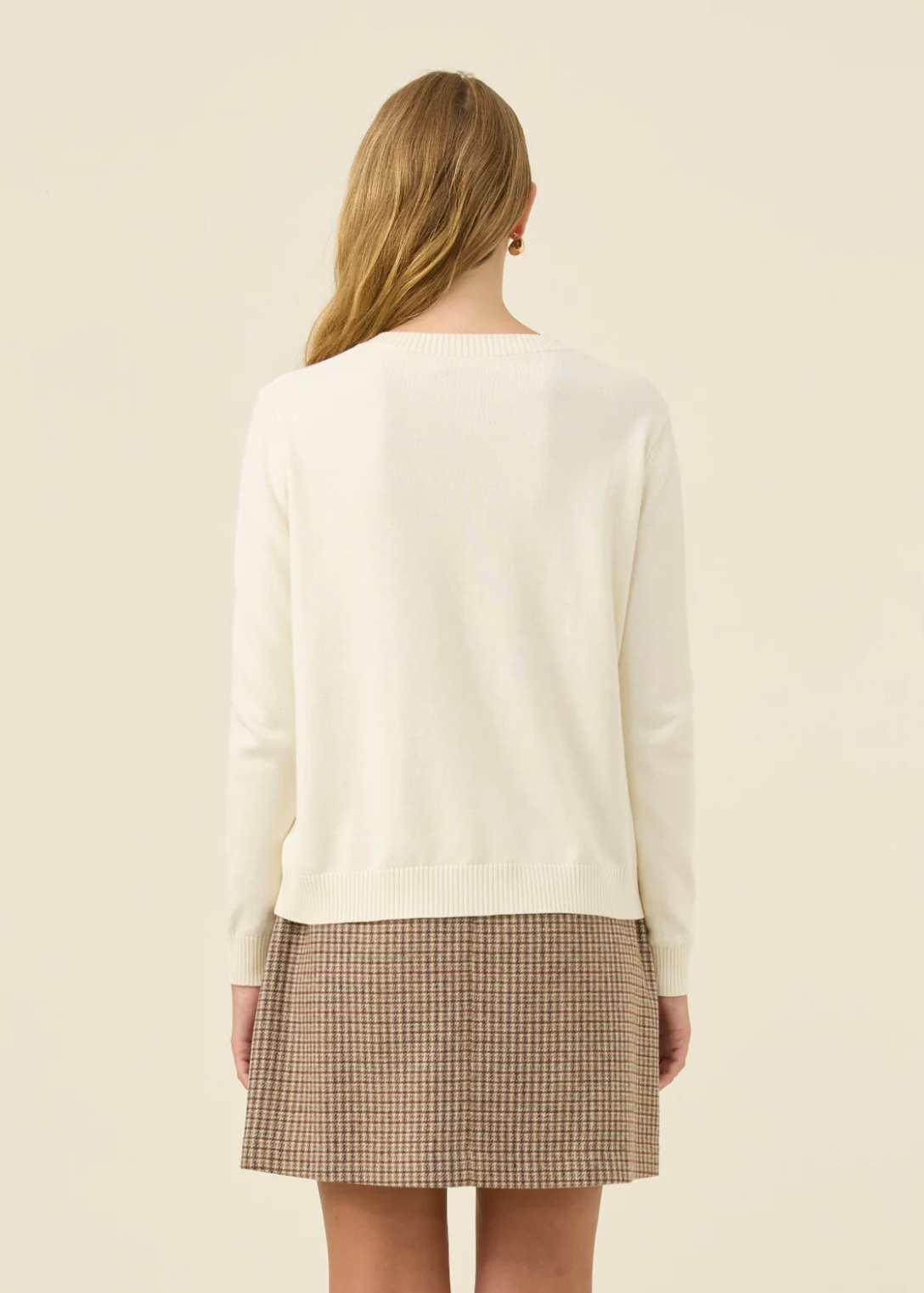 Darby Cardigan - Ivory | Abbey Road Kaikoura