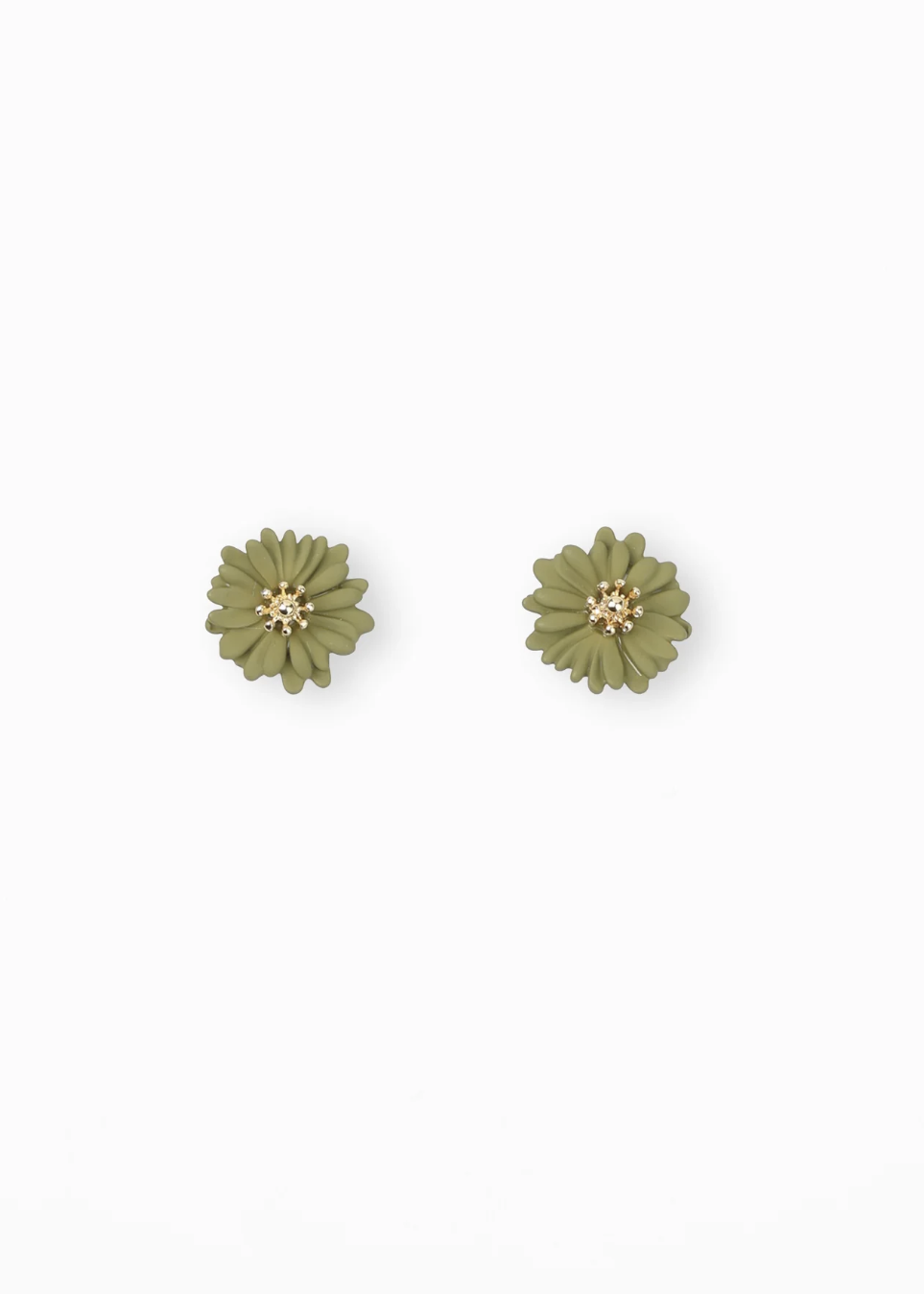 Earrings Mini Daisy - Moss |  Abbey Road Kaikoura
