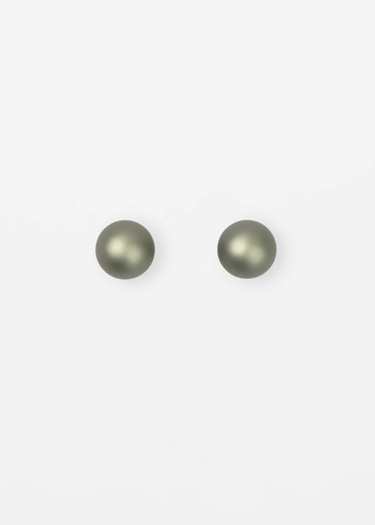 Earrings Oversized Ball - Army | Abbey Road Kaikoura