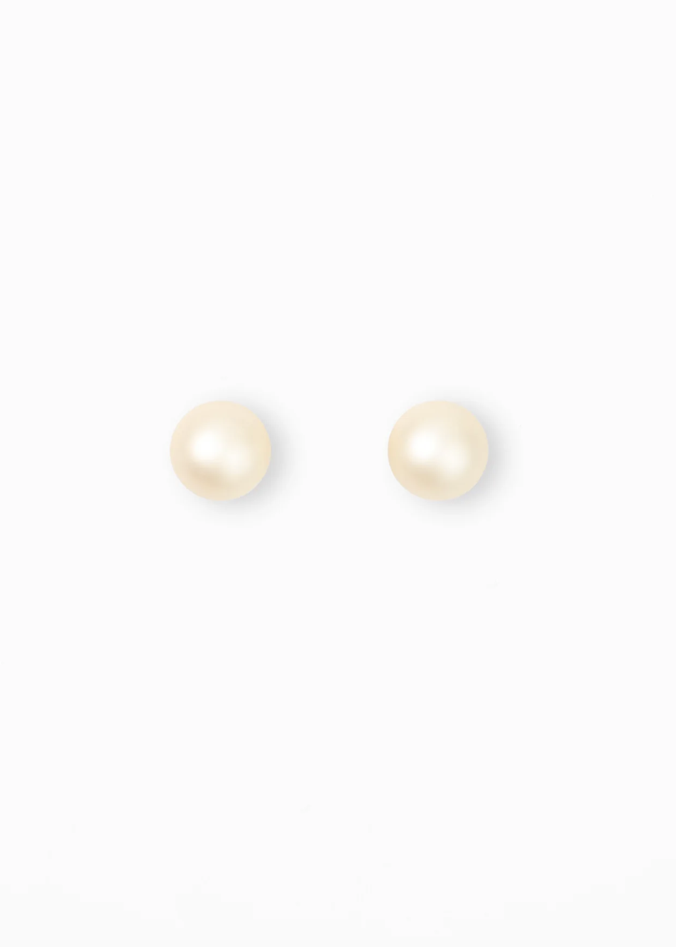Earrings Oversized Ball - Snow White  | Abbey Road Kaikoura
