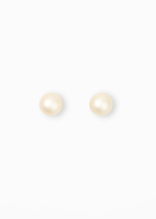 Earrings Oversized Ball - Snow White  | Abbey Road Kaikoura
