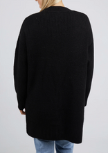 Load image into Gallery viewer, Elm Elliot Cable Cardy/Black|Abbey Road