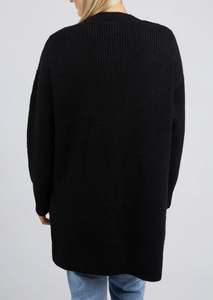Elm Elliot Cable Cardy/Black|Abbey Road