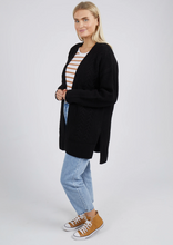 Load image into Gallery viewer, Elm Elliot Cable Cardy/Black|Abbey Road