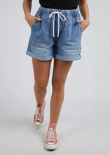 Load image into Gallery viewer, Emma Relaxed Denim Short Blue Wash | Abbey Road Kaikoura