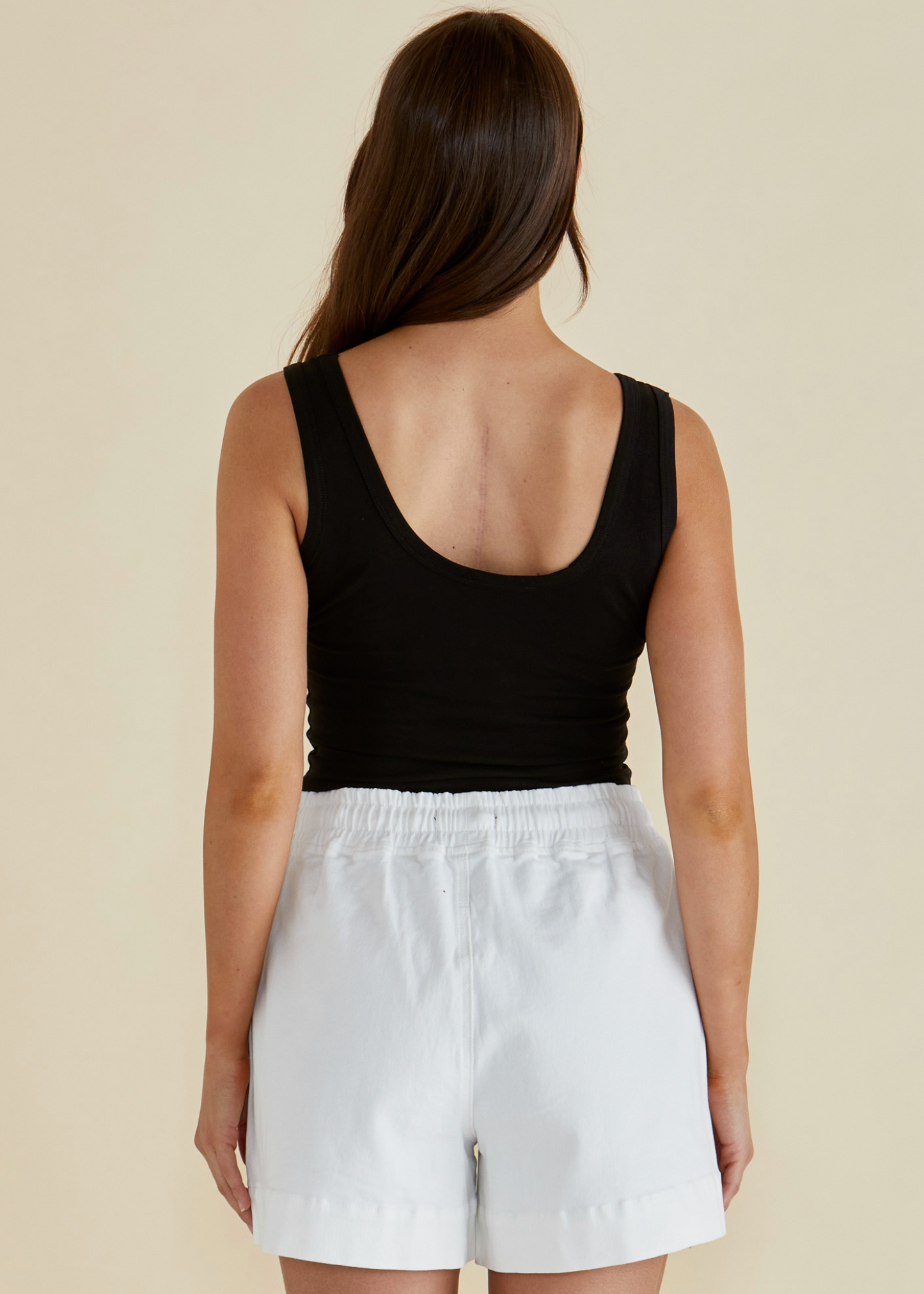 Emma Scoop Tank - Black | Abbey Road Kaikoura
