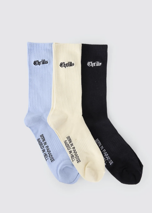 Everything In Its Place Socks / 3 Pack | Abbey Road Kaikoura