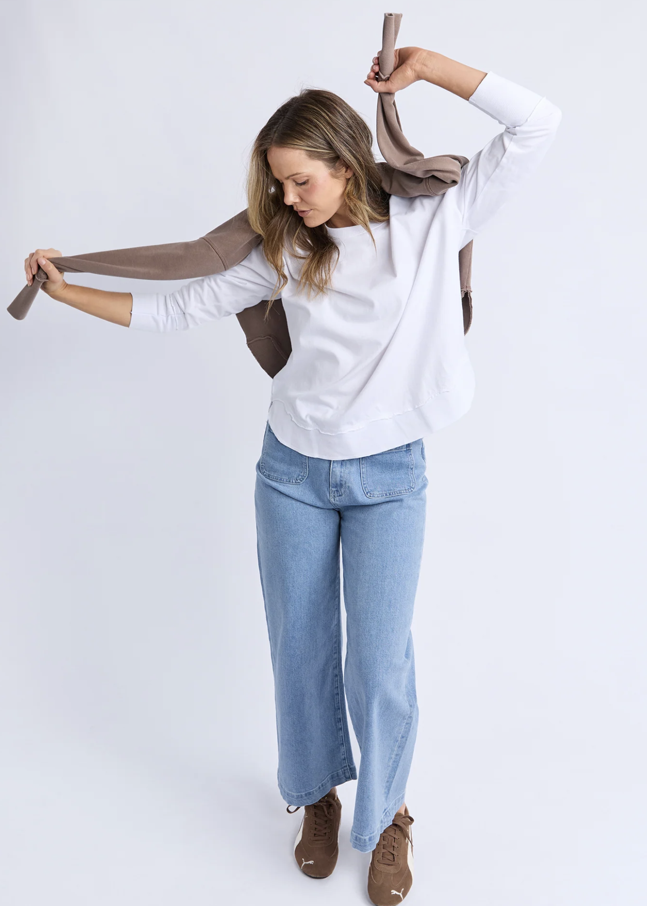 Farrah Long Sleeve - White | Abbey Road Kaikoura