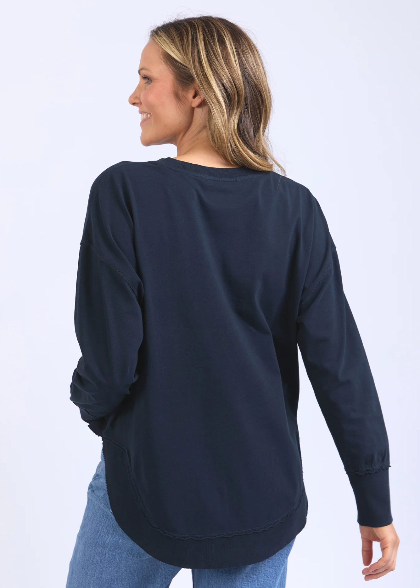 Farrah Long Sleeve Navy | Abbey Road Kaikoura