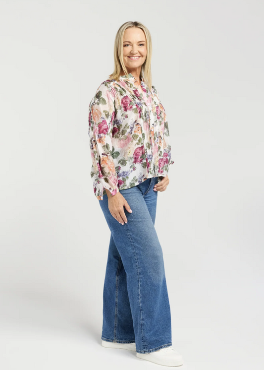 Fern Blouse - Painters Garden | Abbey Road Kaikoura