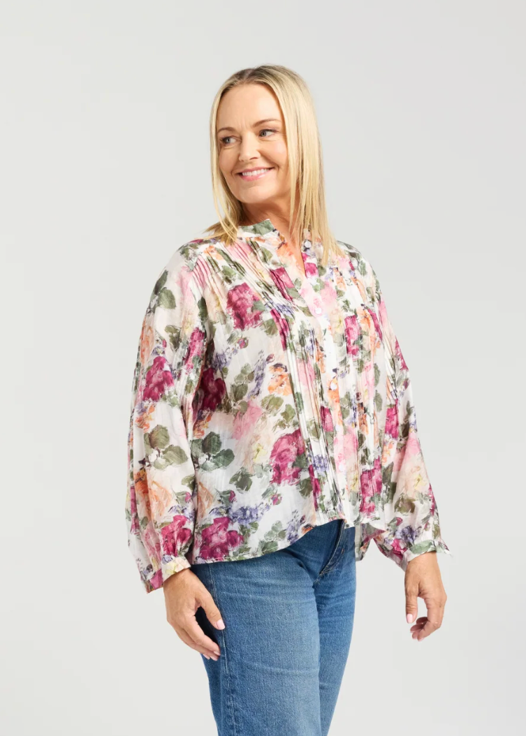 Fern Blouse - Painters Garden | Abbey Road Kaikoura