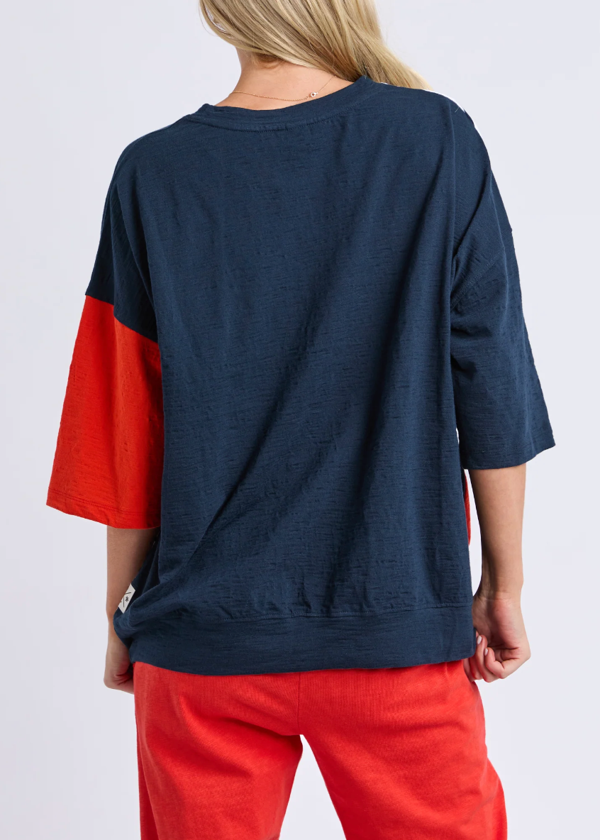 Fig Sweat - Tang/Navy/Wht | Abbey Road Kaikoura