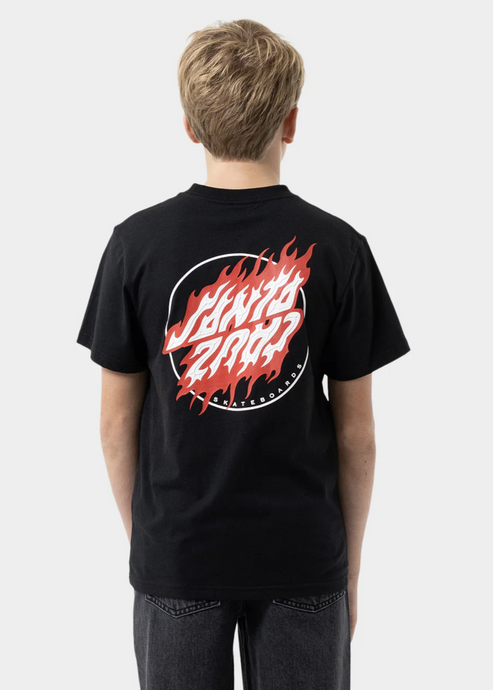 Flamed Dot Upside Down Boys Tee | Abbey Road Kaikoura