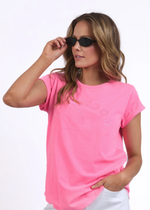Foxwood Effortless Tee - Neon Rose | Abbey Road Kaikoura