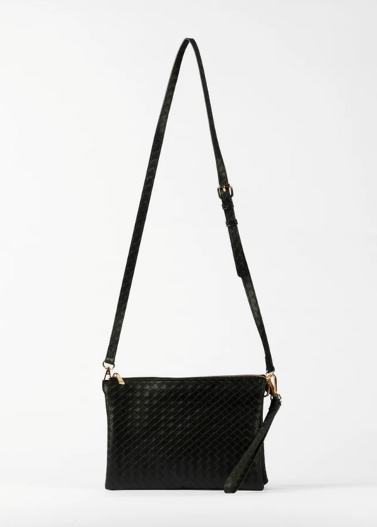 Frankie Bag -  Black Woven | Abbey Road Kaikoura