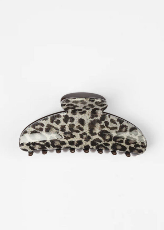 Hair Claw - Grey Leopard | Abbey Road Kaikoura