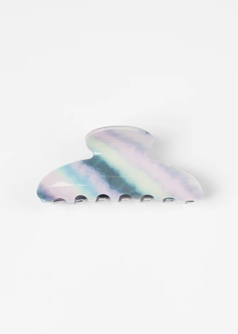 Hair Claw - Stripes Purple | Abbey Road Kaikoura