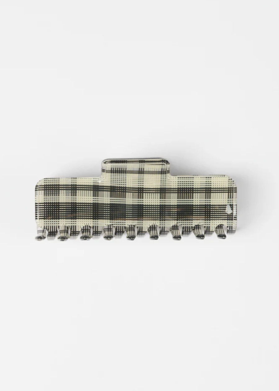 Hair Claw - Tartan Black | Abbey Road Kaikoura