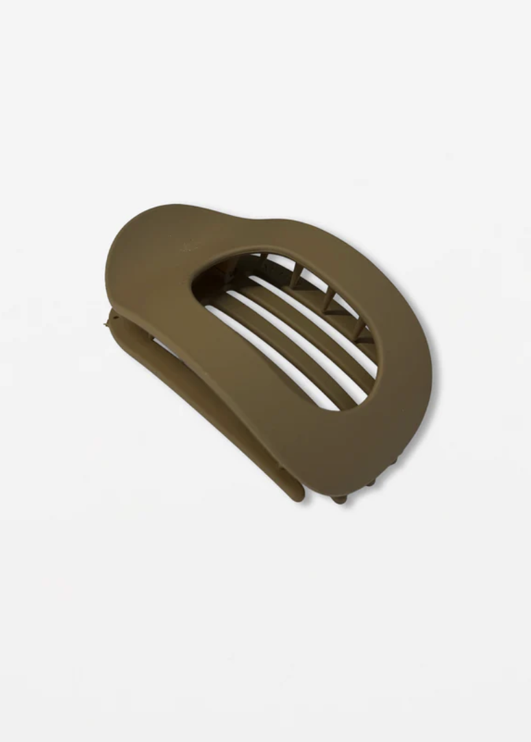 Hair Claw Oblong - Matte Latte  | Abbey Road Kaikoura