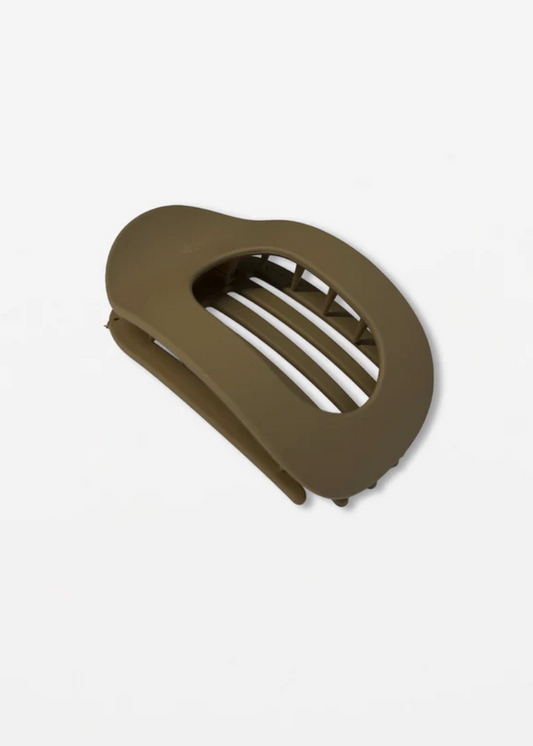 Hair Claw Oblong - Matte Latte  | Abbey Road Kaikoura