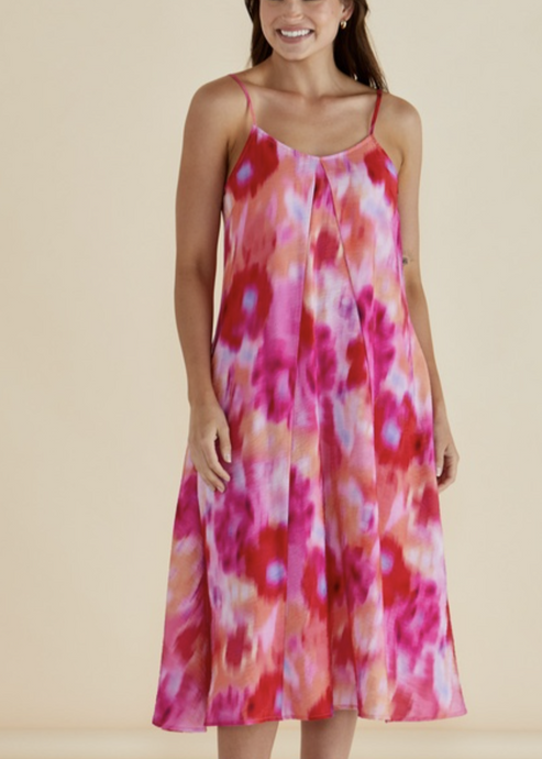 Harriet Dress Floral Abstract | Abbey Road Kaikoura 