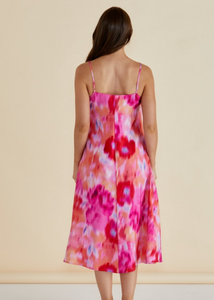 Harriet Dress Floral Abstract_3 | Abbey Road Kaikoura
