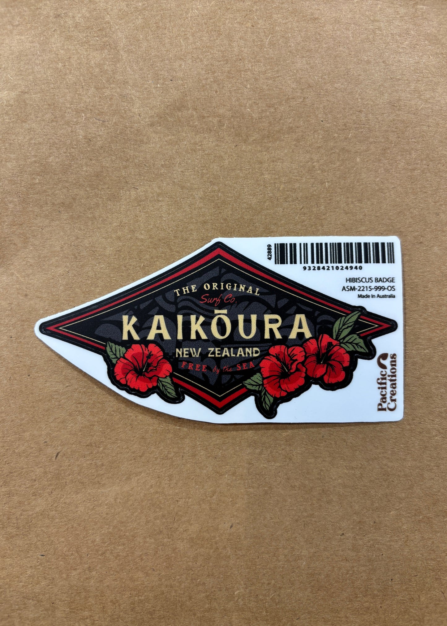 Hibiscus Badge | Abbey Road Kaikoura