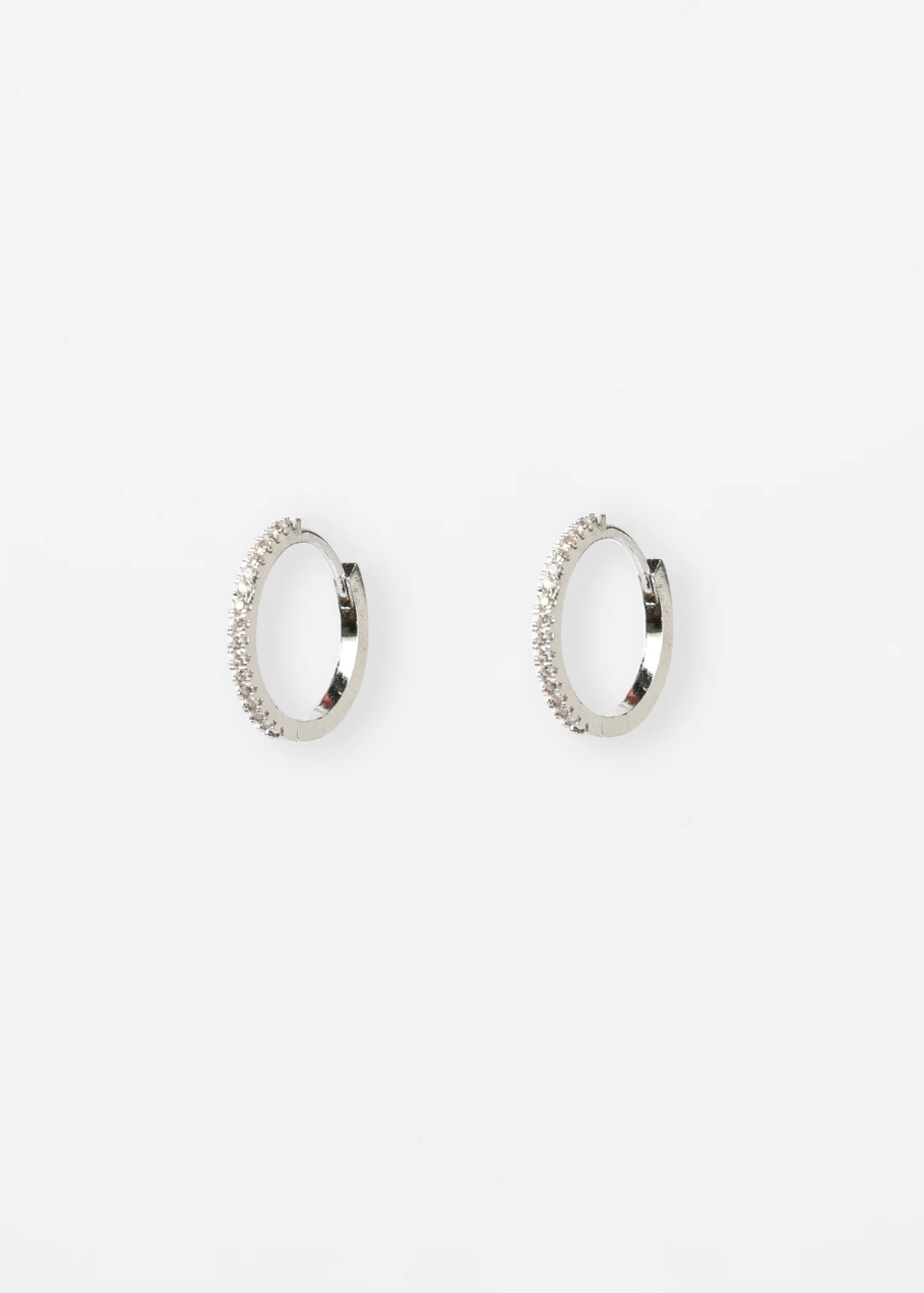 Hoop Crystals - Silver | Abbey Road Kaikoura