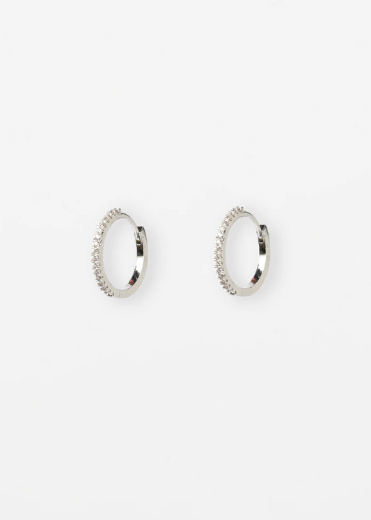 Hoop Crystals - Silver | Abbey Road Kaikoura