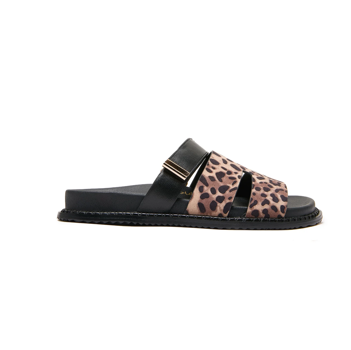 Indrani - Leopard Suede Black | Abbey Road Kaikoura