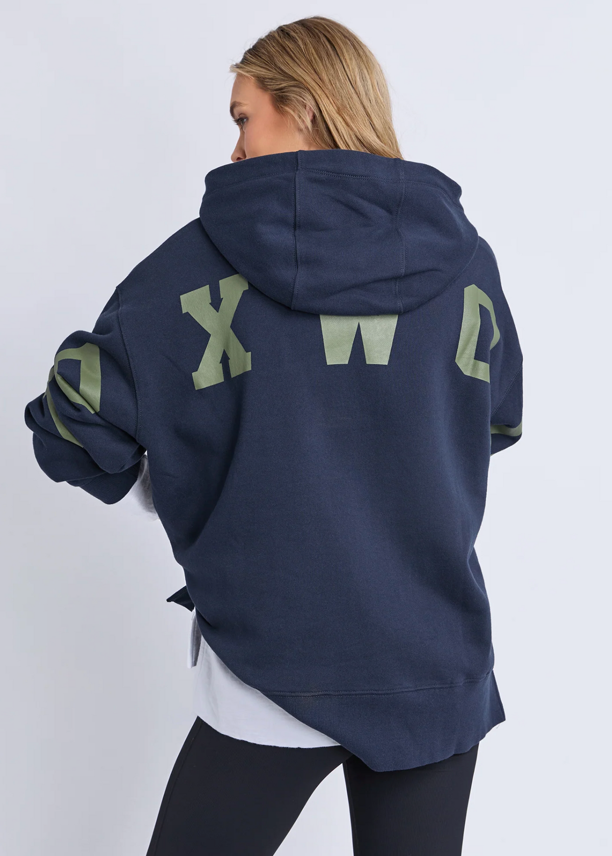 Interval Hoodie - Navy/Khaki | Abbey Road Kaikoura