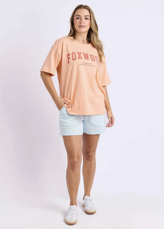 Interval Tee - Peach | Abbey Road Kaikoura