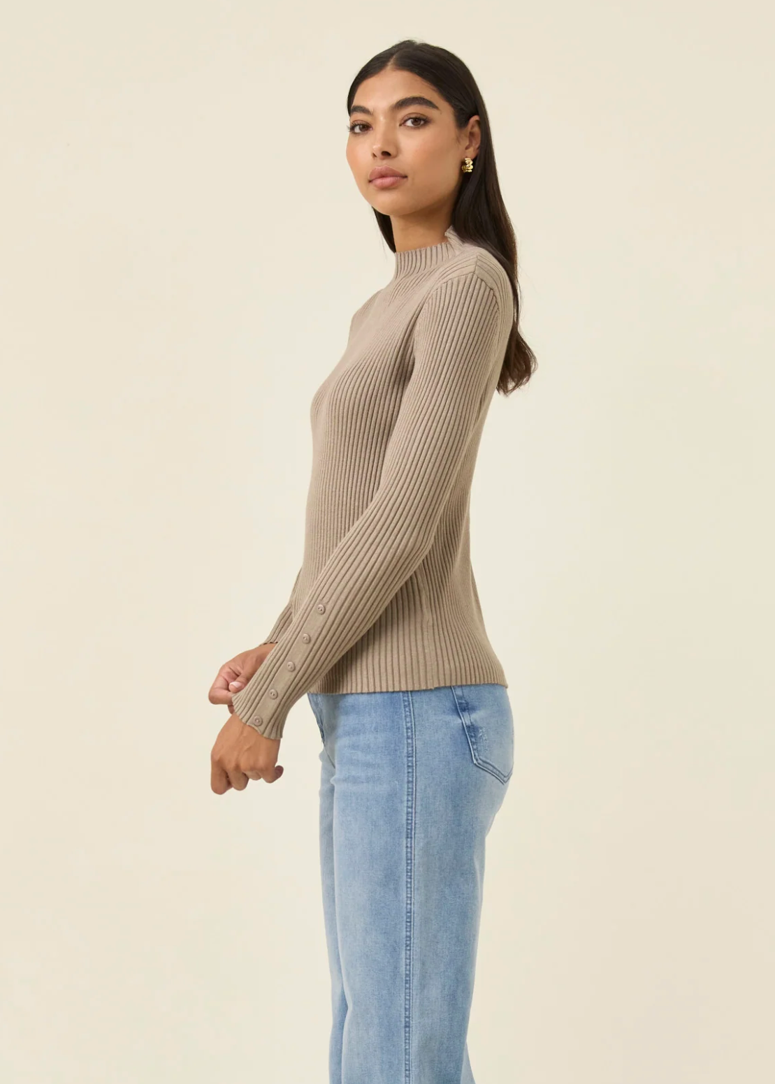 Juno Knit - Stone | Abbey Road Kaikoura