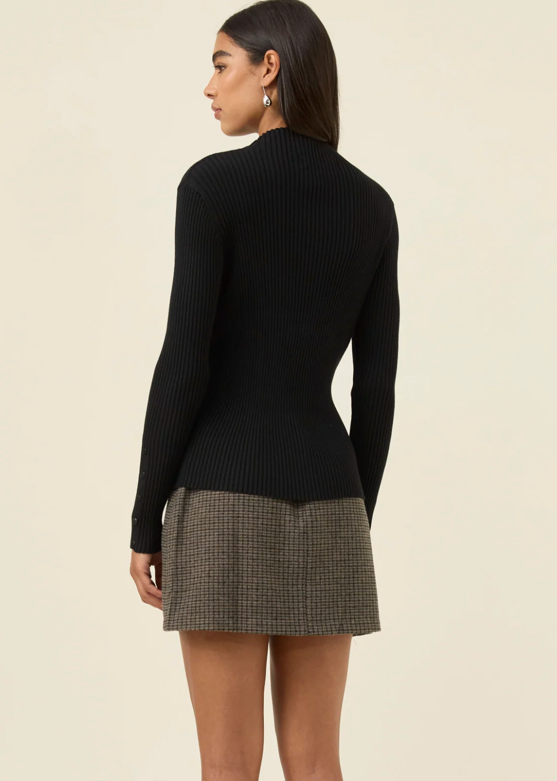 Juno Knit Top  - Onyx | Abbey Road Kaikoura