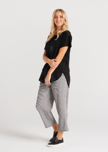 SEDUCE Kamila Pant Black Check | Abbey Road Kaikoura