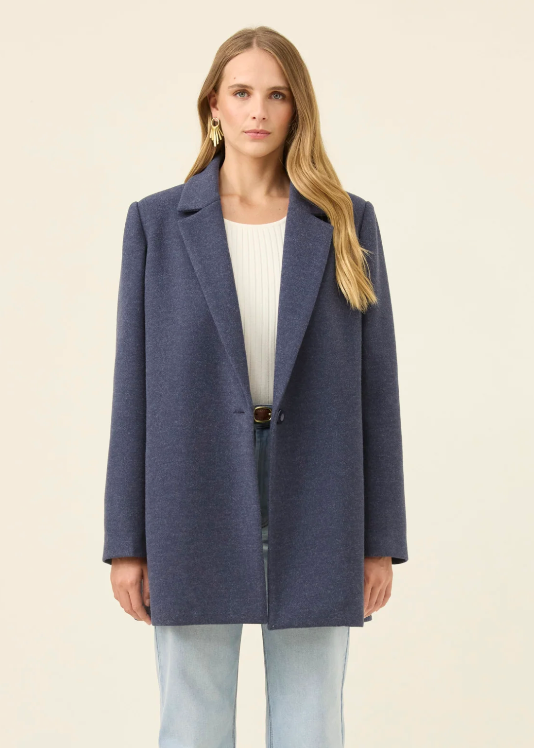 Kali Coat  - Navy | Abbey Road Kaikoura
