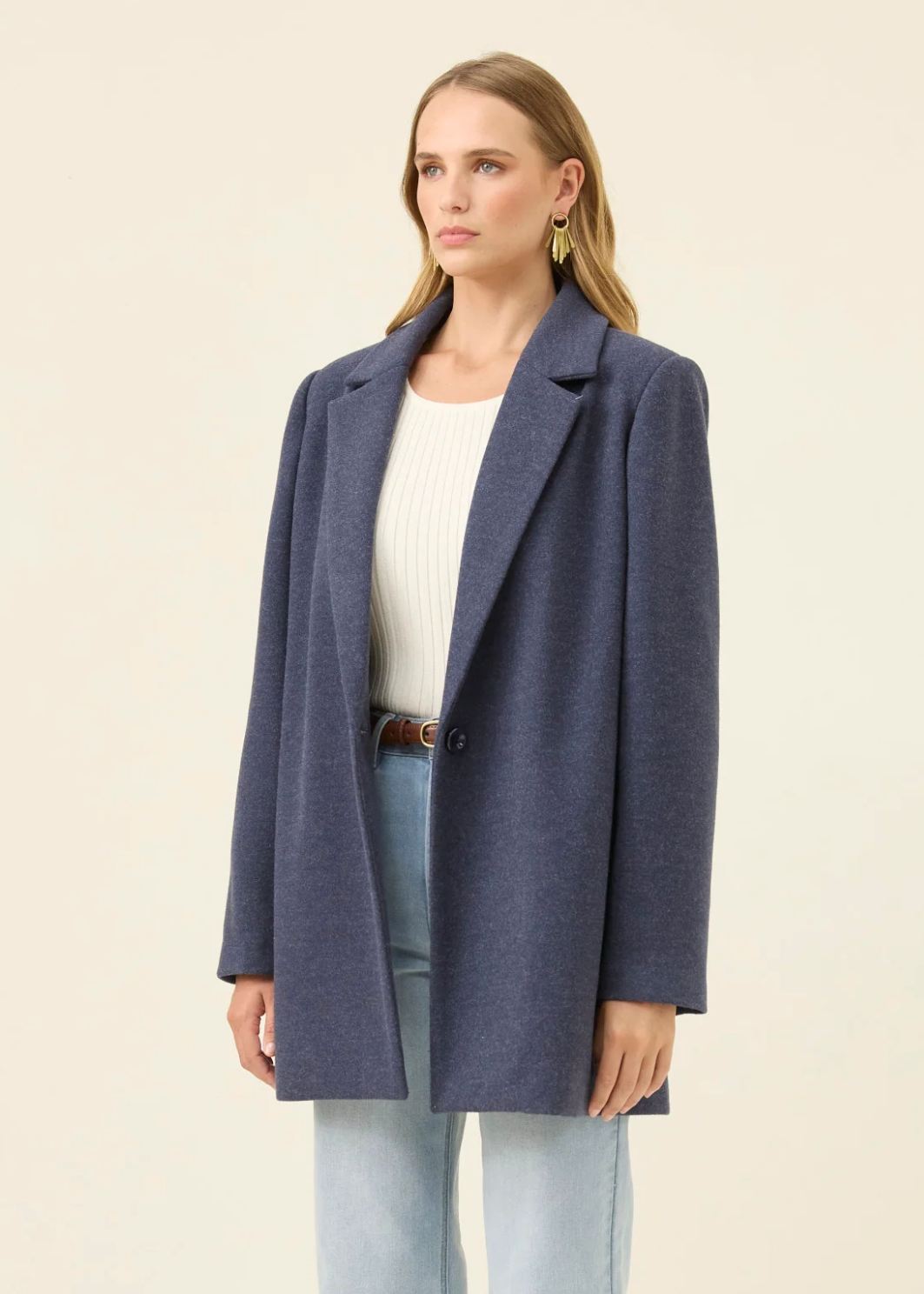 Kali Coat  - Navy | Abbey Road Kaikoura