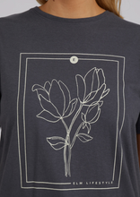 Load image into Gallery viewer, Elm Laurel Tee Charcoal|Abbey Road