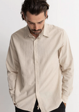 Load image into Gallery viewer, RHYTHM Classic Linen LS Shirt Sand | Abbey Road Kaikoura